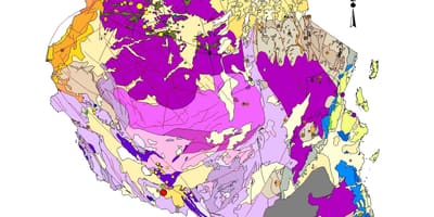Karte von Tansania geologische
